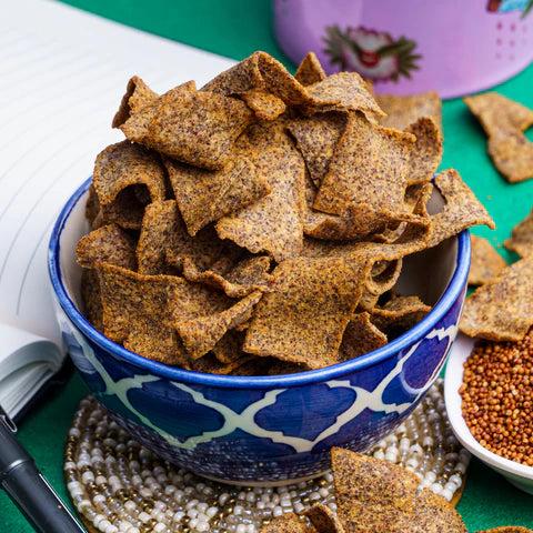 Ragi Chips - Light and Crispy (Traditional Spice)