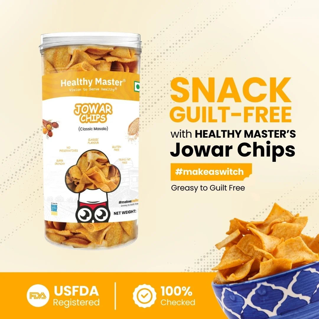 Jowar Chips - Light and Crispy (Classic Masala)