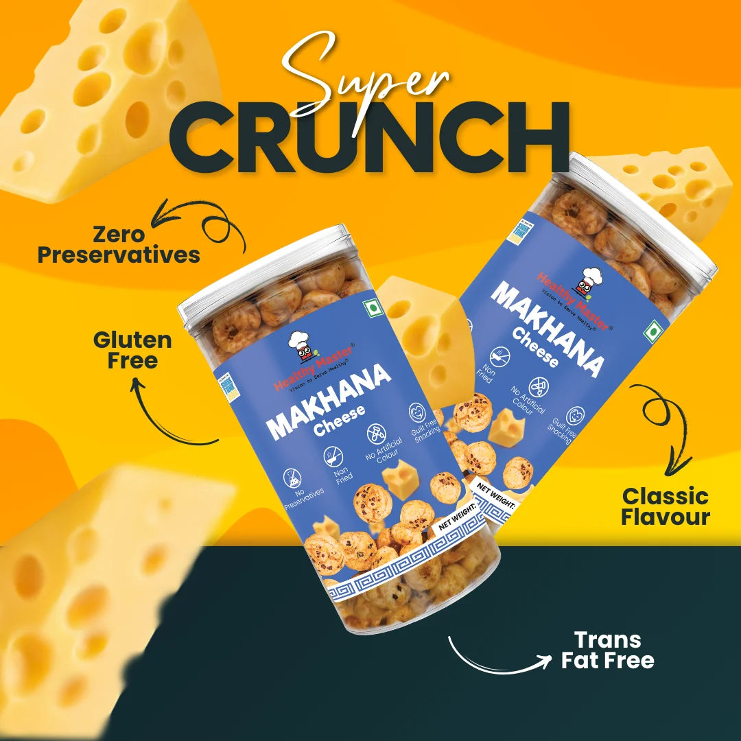 Crispy Fox Nuts (Makhana) - Cheese Flavour