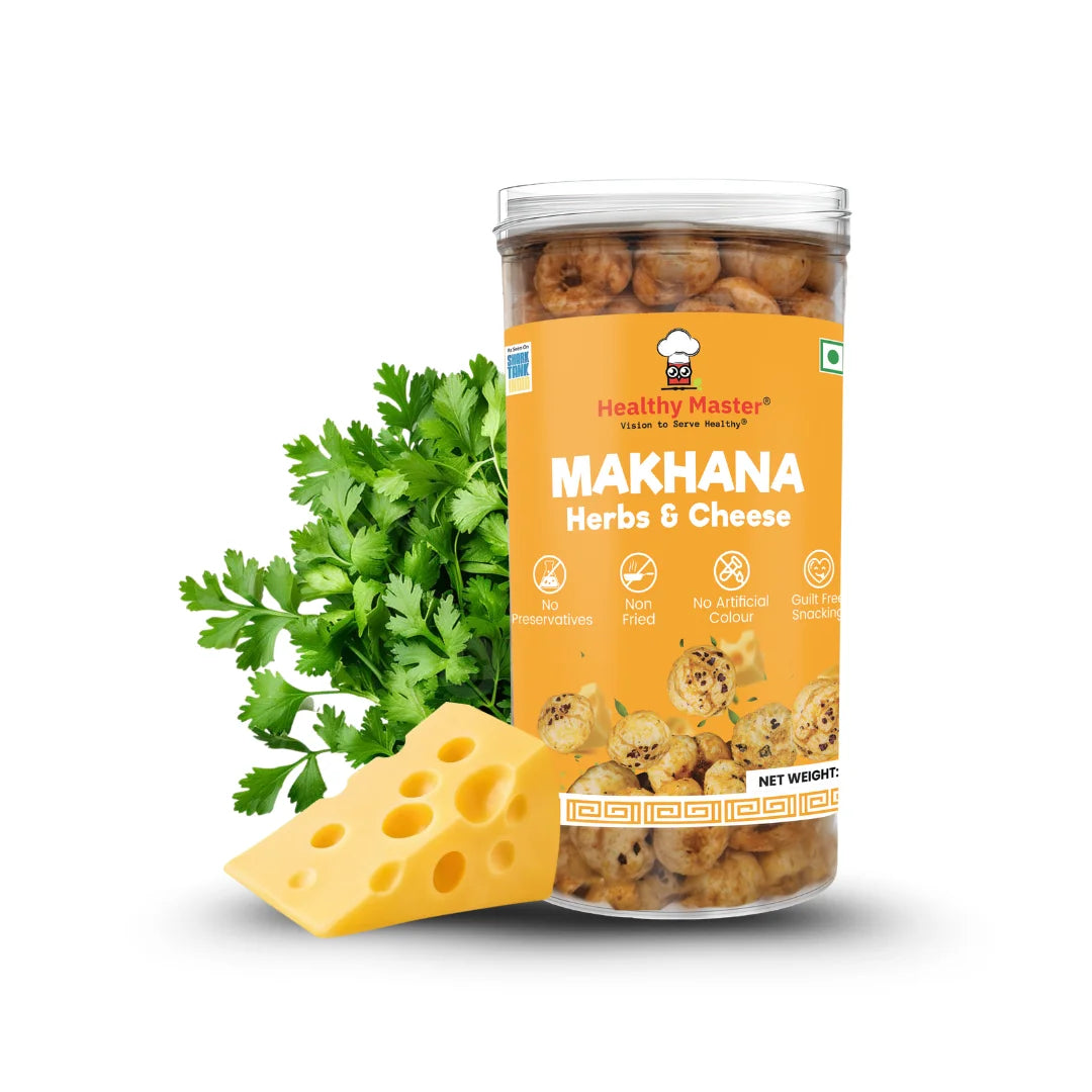Crispy Fox Nuts (Makhana) - Herbs & Cheese Flavour