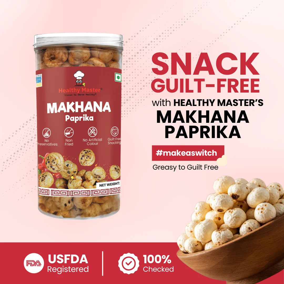 Crispy Fox Nuts (Makhana) - Peprika Flavour