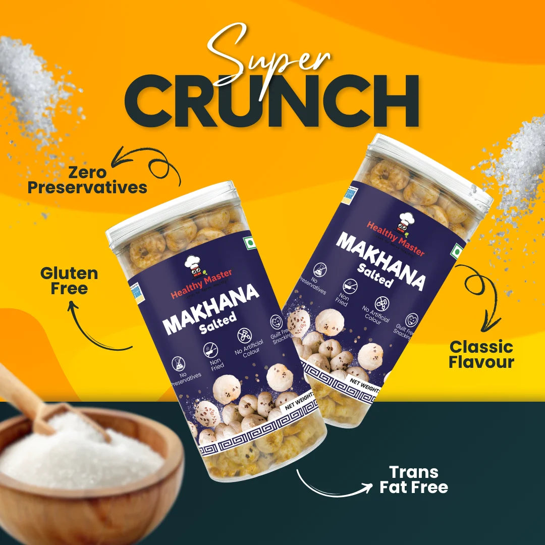 Crispy Fox Nuts (Makhana) - Salted Flavour