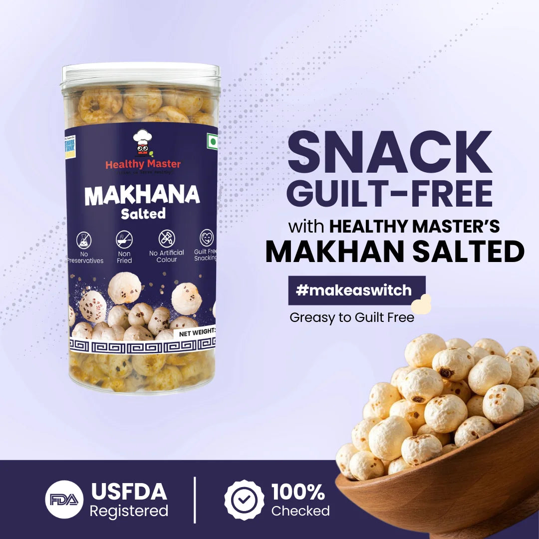 Crispy Fox Nuts (Makhana) - Salted Flavour