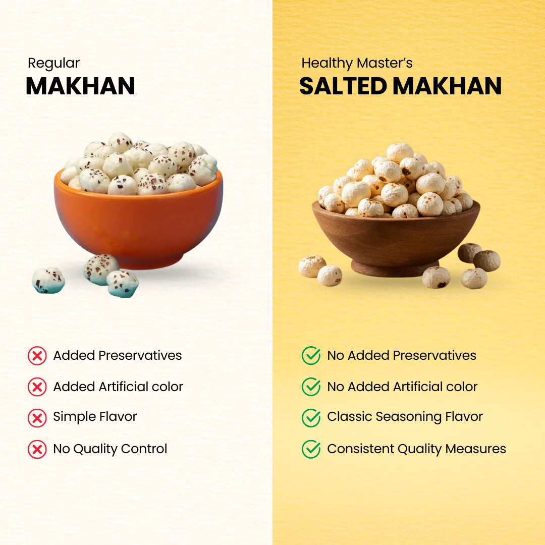 Crispy Fox Nuts (Makhana) - Salted Flavour