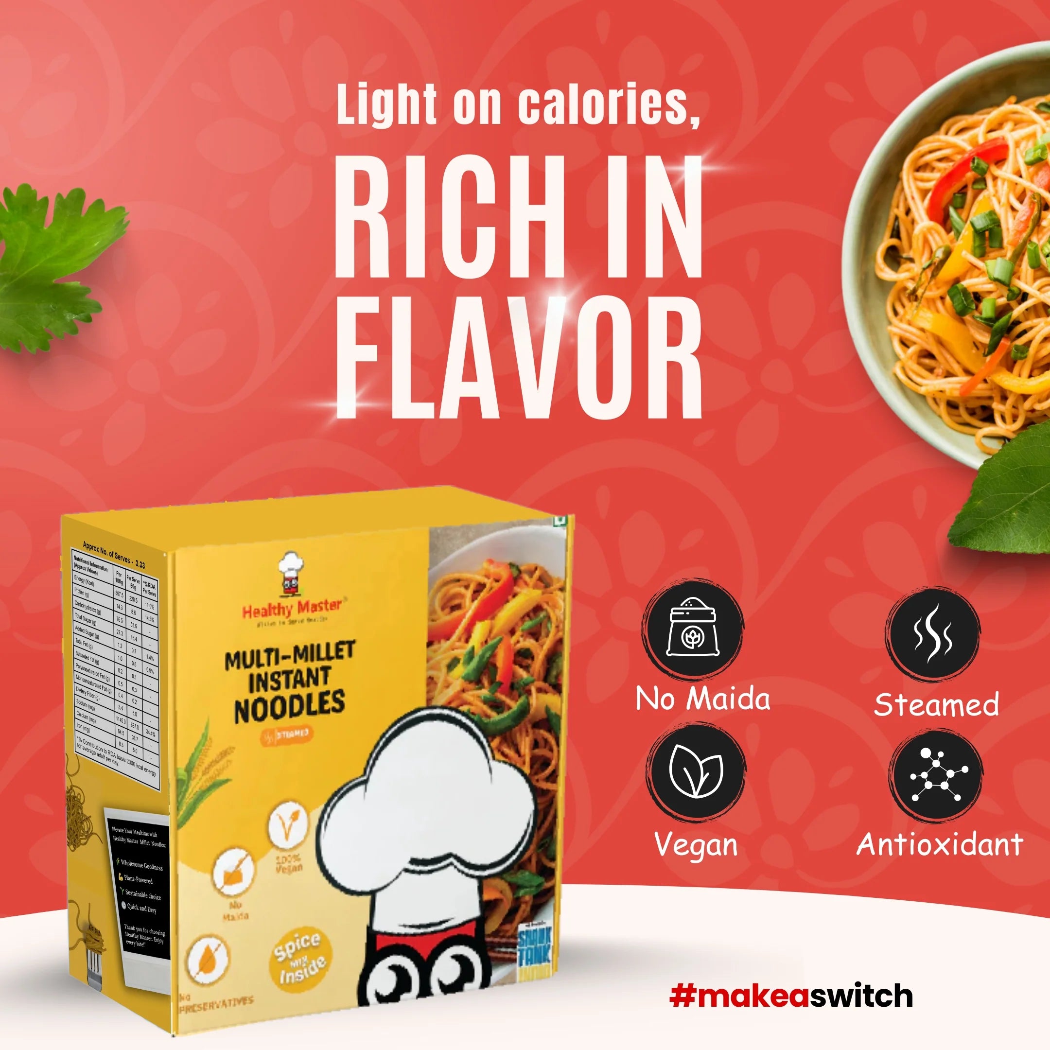 Multi Millet Instant Noodles