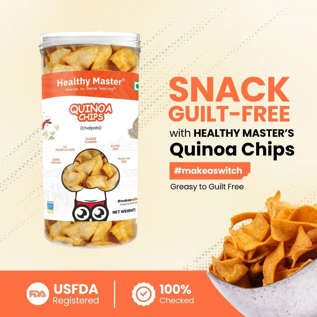 Quinoa Chips - Light and Crispy (Peri-Peri)