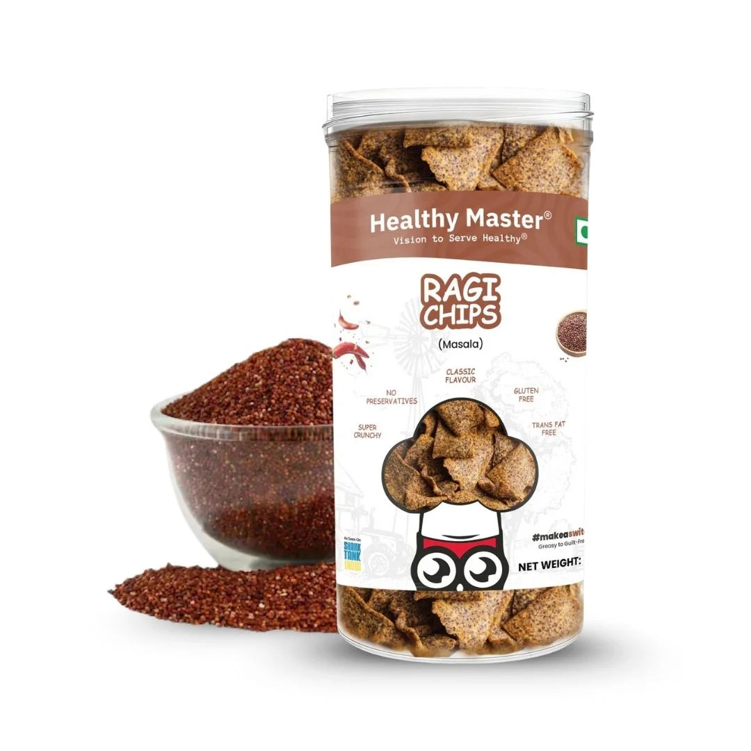 Ragi Chips - Light and Crispy (Traditional Spice)